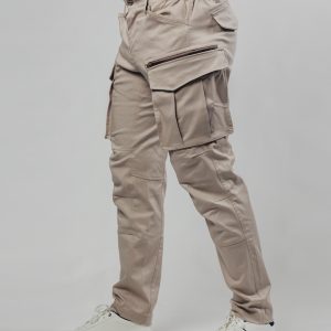 Muške beige cargo pantalone Street Hunter Beige bočni prikaz