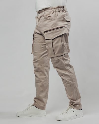 Muške beige cargo pantalone Street Hunter Beige bočni prikaz