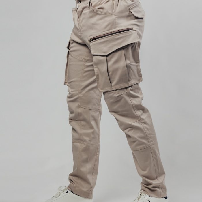 Muške beige cargo pantalone Street Hunter Beige bočni prikaz
