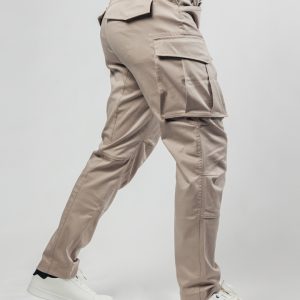 Street Hunter Beige muške beige cargo pantalone detalj multi-džepa