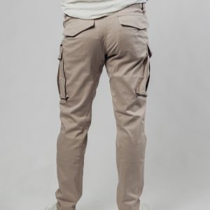 Street Hunter Beige muške beige cargo pantalone detalj nogavice
