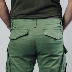 Street Hunter Green muške zelene cargo pantalone detalj prednjeg džepa
