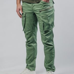 Muške zelene cargo pantalone Street Hunter Green zadnji prikaz